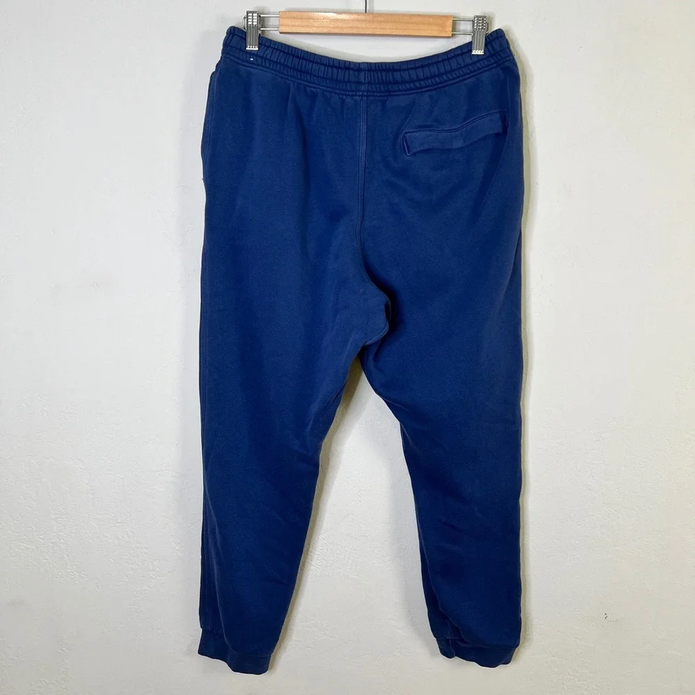 Nike Sweatpants Club Fleece Joggers Mens Size Large Navy Blue 826431-410